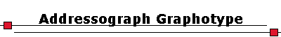 Addressograph Graphotype