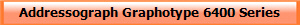Addressograph Graphotype 6400 Series